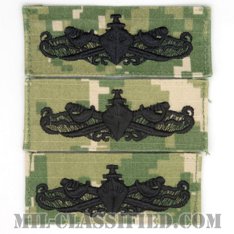 Enlisted Surface Warfare Specialist [NWU Type3（AOR2）/生地テープパッチ/中古1点物（3枚セット）]の画像