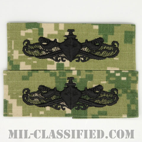 Enlisted Surface Warfare Specialist [NWU Type3（AOR2）/生地テープパッチ/中古1点物（2枚セット）]の画像