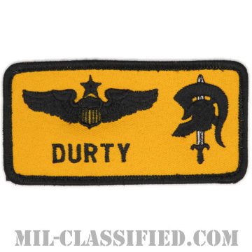 DURTY (第561兵器隊/航空機操縦士章 (シニア・パイロット))（561st Weapons Squadron）[カラー/メロウエッジ/ベルクロ付パッチ]画像
