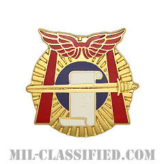 第91民事活動大隊（91st Civil Affairs Battalion）[カラー/クレスト（Crest・DUI・DI）バッジ]画像