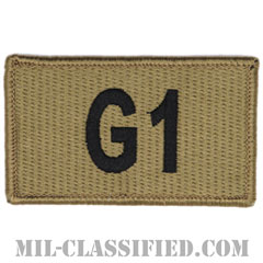 G1（人事参謀将校）（Personnel Staff Officer）[OCP/メロウエッジ/ベルクロ付パッチ]画像