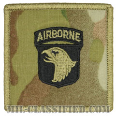 第101空挺師団（101st Airborne Division）[OCP/ヘルメット用/パッチ]画像
