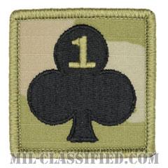 第327歩兵連隊第1旅団戦闘団第1大隊（1st Battalion, 1st Brigade Combat Team, 327th Infantry Regiment）[OCP/ヘルメット用/パッチ]の画像