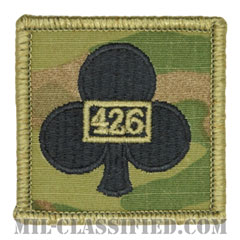 第101空挺師団第1旅団戦闘団第426旅団支援大隊（426th Brigade Support Bn, 1st BCT, 101st Airborne Div）[OCP/ヘルメット用/パッチ]の画像