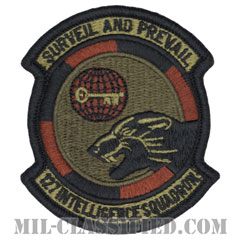 第127情報隊（127th Intelligence Squadron）[OCP/メロウエッジ/ベルクロ付パッチ]画像