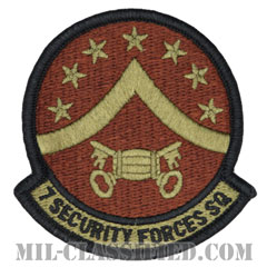 第7警備隊（7th Security Forces Squadron）[OCP/メロウエッジ/ベルクロ付パッチ]画像