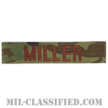 MILLER [OCP（7C）/ブラウン刺繍/空軍ネームテープ/ベルクロ付パッチ]画像