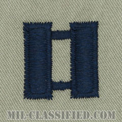 大尉（Captain (CPT)）[ABU/空軍階級章/パッチ/ペア（2枚1組）]の画像