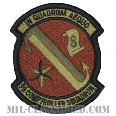 第39会計監査隊（39th Comptroller Squadron）[OCP/メロウエッジ/ベルクロ付パッチ]画像