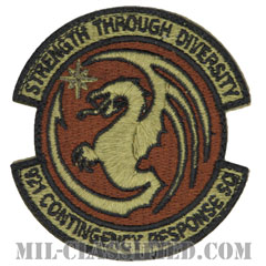 第921緊急時対応隊（921st Contingency Response Squadron）[OCP/カットエッジ/ベルクロ付パッチ]画像