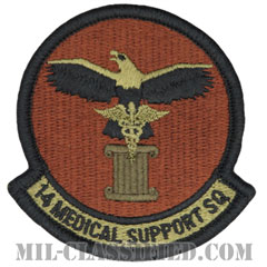 第14医療支援隊（14th Medical Support Squadron）[OCP/メロウエッジ/ベルクロ付パッチ]画像