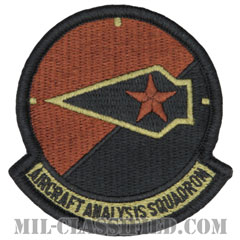 航空機分析隊（Aircraft Analysis Squadron）[OCP/メロウエッジ/ベルクロ付パッチ]の画像