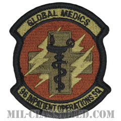 第96入院患者業務隊（96th Inpatient Operations Squadron）[OCP/メロウエッジ/ベルクロ付パッチ]画像