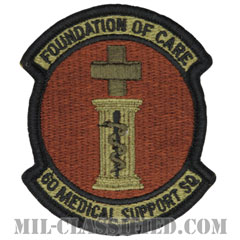 第60医療支援隊（60th Medical Support Squadron）[OCP/メロウエッジ/ベルクロ付パッチ]画像