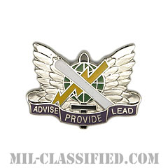 第422民事活動大隊（422nd Civil Affairs Battalion）[カラー/クレスト（Crest・DUI・DI）バッジ]の画像