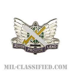 第422民事活動大隊（422nd Civil Affairs Battalion）[カラー/クレスト（Crest・DUI・DI）バッジ]画像