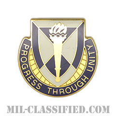 第490民事活動大隊（490th Civil Affairs Battalion）[カラー/クレスト（Crest・DUI・DI）バッジ]画像