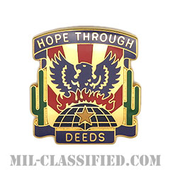 第492民事活動大隊（492nd Civil Affairs Battalion）[カラー/クレスト（Crest・DUI・DI）バッジ]画像