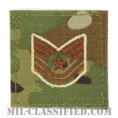 技能軍曹（Technical Sergeant）[OCP（7C）/空軍階級章/ベルクロ付パッチ]の画像