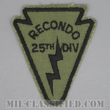 第25歩兵師団リコンドースクール（25th Infantry Division Recondo School）[サブデュード/カットエッジ/パッチ/1点物]画像