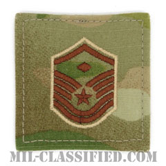 先任曹長（First Sergeant (E-7)）[OCP（7C）/空軍階級章/ベルクロ付パッチ]の画像