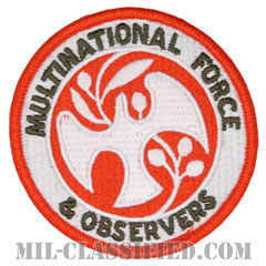 多国籍軍監視団（Multinational Force and Observers / MFO）[カラー/メロウエッジ/ベルクロ付パッチ]の画像