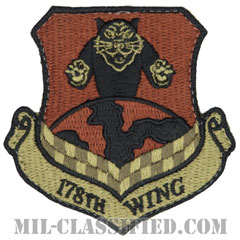 第127航空団（178th Wing）[OCP/カットエッジ/ベルクロ付パッチ]の画像