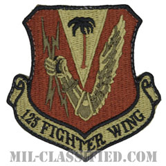 第125戦闘航空団（125th Fighter Wing）[OCP/カットエッジ/ベルクロ付パッチ]画像