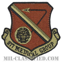 第377医療群（377th Medical Group）[OCP/カットエッジ/ベルクロ付パッチ]の画像
