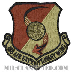 第438航空遠征航空団（438th Air Expeditionary Wing）[OCP/カットエッジ/ベルクロ付パッチ]の画像