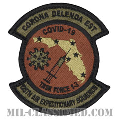 第125航空遠征隊（125th Air Expeditionary Squadron (COVID-19)）[OCP/メロウエッジ/ベルクロ付パッチ]画像