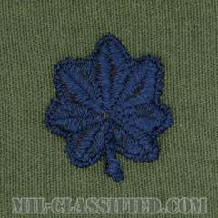 中佐（Lieutenant Colonel (LTC)）[サブデュード/空軍階級章/パッチ/ペア（2枚1組）]の画像