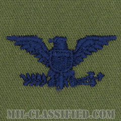 大佐（Colonel (COL)）[サブデュード/空軍階級章/パッチ/ペア（2枚1組）]の画像