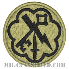 第207軍事情報旅団（207th Military Intelligence Brigade）[OCP/メロウエッジ/ベルクロ付パッチ]の画像