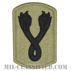 第196歩兵旅団（196th Infantry Brigade）[OCP/メロウエッジ/ベルクロ付パッチ]の画像