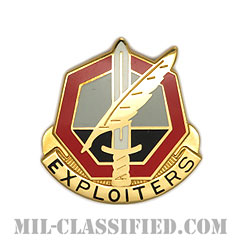 第11心理作戦大隊（11th Psychological Operations Battalion）[カラー/クレスト（Crest・DUI・DI）バッジ]画像