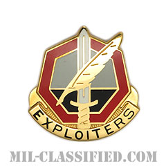 第11心理作戦大隊（11th Psychological Operations Battalion）[カラー/クレスト（Crest・DUI・DI）バッジ]の画像