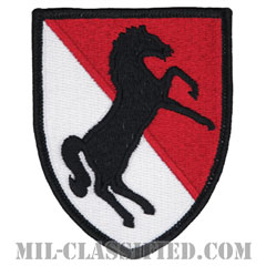 第11機甲騎兵連隊（リバース）（11th Armored Cavalry Regiment (Reverse)）[カラー/メロウエッジ/パッチ]画像