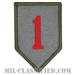 第1歩兵師団（1st Infantry Division, Red One）[UCP（ACU）グリーン縁/メロウエッジ/ベルクロ付パッチ]画像