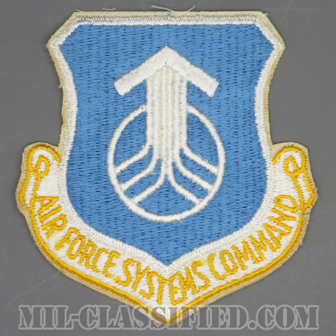 空軍システム軍団（Air Force Systems Command）[カラー/カットエッジ/パッチ/1960s/4インチ規格]の画像