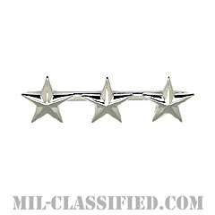 中将（Lieutenant General (LTG)）[カラー/階級章/キャップ用ミディアムサイズ/バッジ]の画像