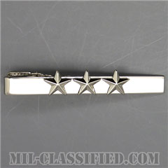 中将タイクリップ（Lieutenant General (LTG), Tie Clasp/Tie Clip）[ネクタイピン/シルバー]の画像