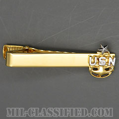 上級上等兵曹タイクリップ（Senior Chief Petty Officer, Tie Clasp/Tie Clip）[ネクタイピン/ゴールド]の画像