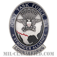 合同タスクフォースシックス（Joint Task Force Six (JTF-6)）[カラー/燻し銀/バッジ]画像