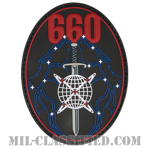 第660ネットワーク作戦隊（660th Network Operations Squadron）[カラー/PVC/ベルクロ付パッチ]の画像