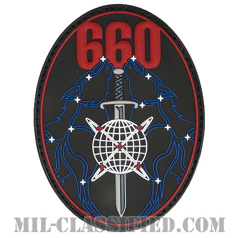 第660ネットワーク作戦隊（660th Network Operations Squadron）[カラー/PVC/ベルクロ付パッチ]画像