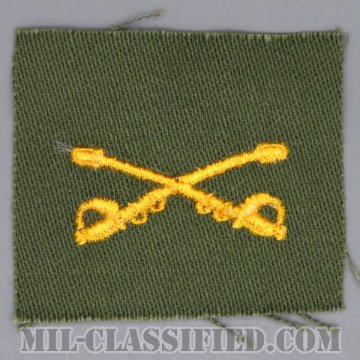 騎兵科章（Cavalry Branch Insignia）[カラー/兵科章/パッチ/1点物]の画像