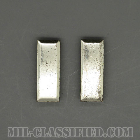 中尉（First Lieutenant (1LT)）[カラー/階級章/純銀（STERLING）/バッジ（ピンバック）/ペア（2個1組）/中古1点物]の画像