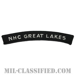 グレート・レイクス海軍診療所（Naval Health Clinic Great Lakes (NHC GREAT LAKES)）[部隊識別章（UIM）タブ/メロウエッジ/パッチ]画像
