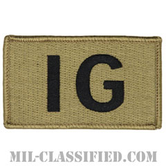 IG（監察官）（Inspector General）[OCP/メロウエッジ/ベルクロ付パッチ]の画像